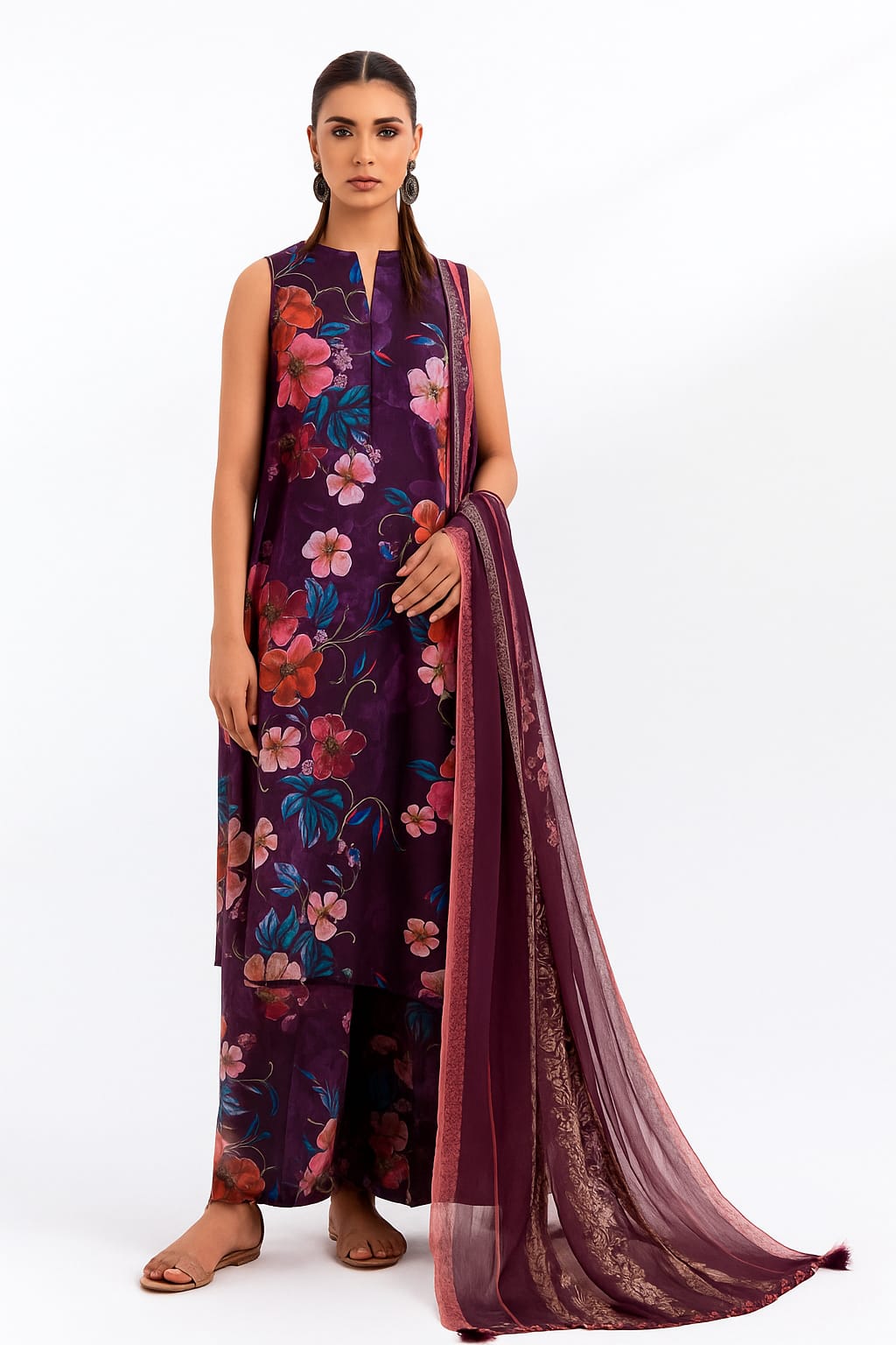 Blue Wave – 3PC Unstitched Lawn Suit (Sapphire Vol 2)